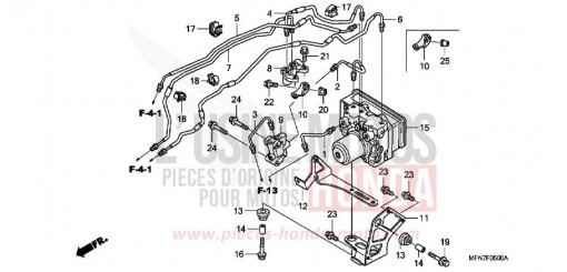 MODULATEUR ABS CB1000RAA de 2010